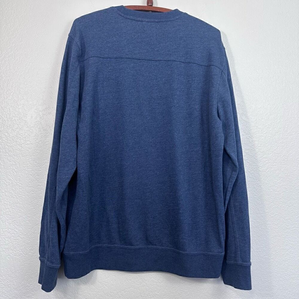 PrAna Patch Pullover Crew in Prana Denim Heather Size L - Picture 12 of 12